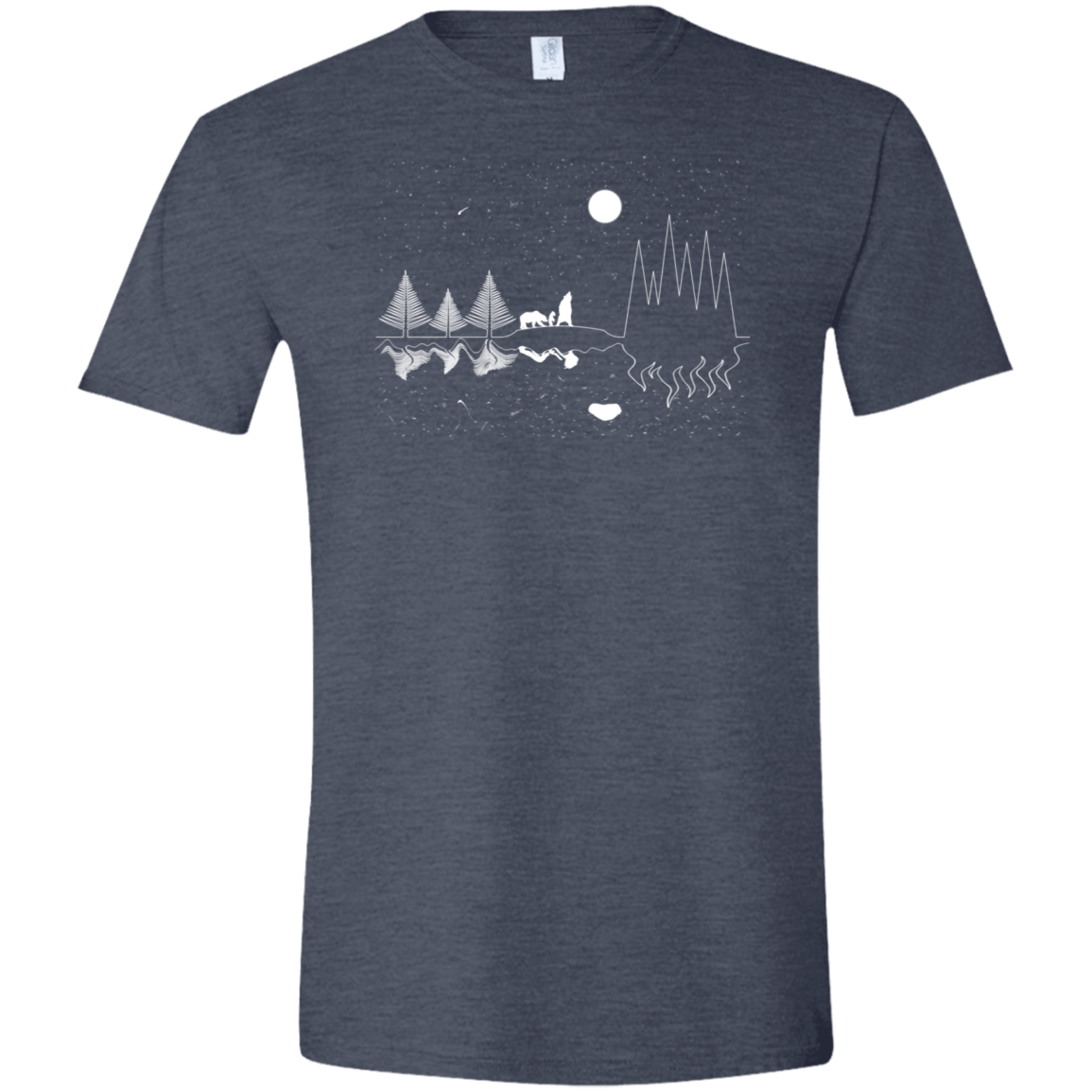 Moonlit Travels Men's Semi-Fitted Softstyle