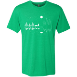 T-Shirts Envy / S Moonlit Travels Men's Triblend T-Shirt