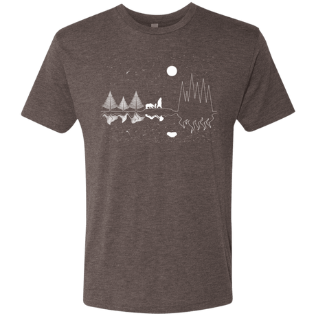 T-Shirts Macchiato / S Moonlit Travels Men's Triblend T-Shirt