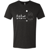 T-Shirts Vintage Black / S Moonlit Travels Men's Triblend T-Shirt