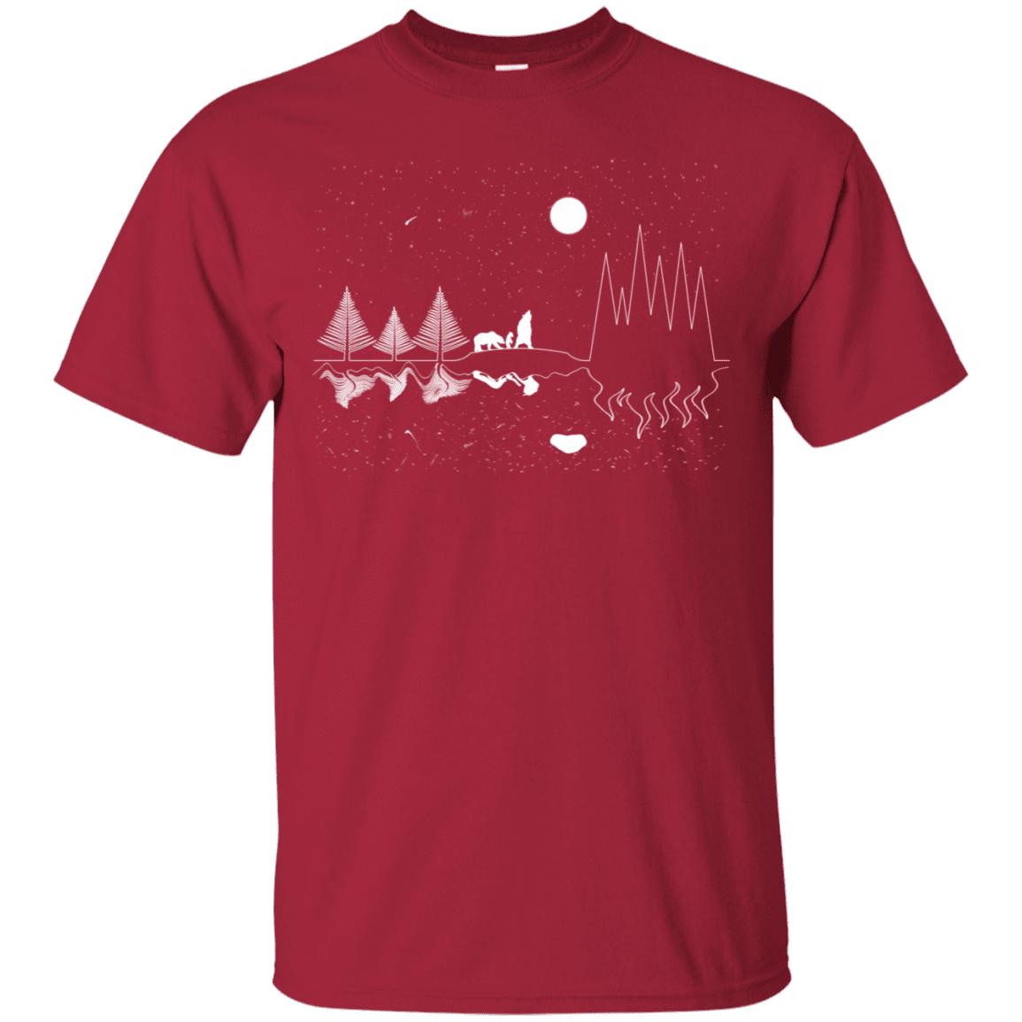 T-Shirts Cardinal / S Moonlit Travels T-Shirt
