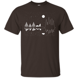 T-Shirts Dark Chocolate / S Moonlit Travels T-Shirt