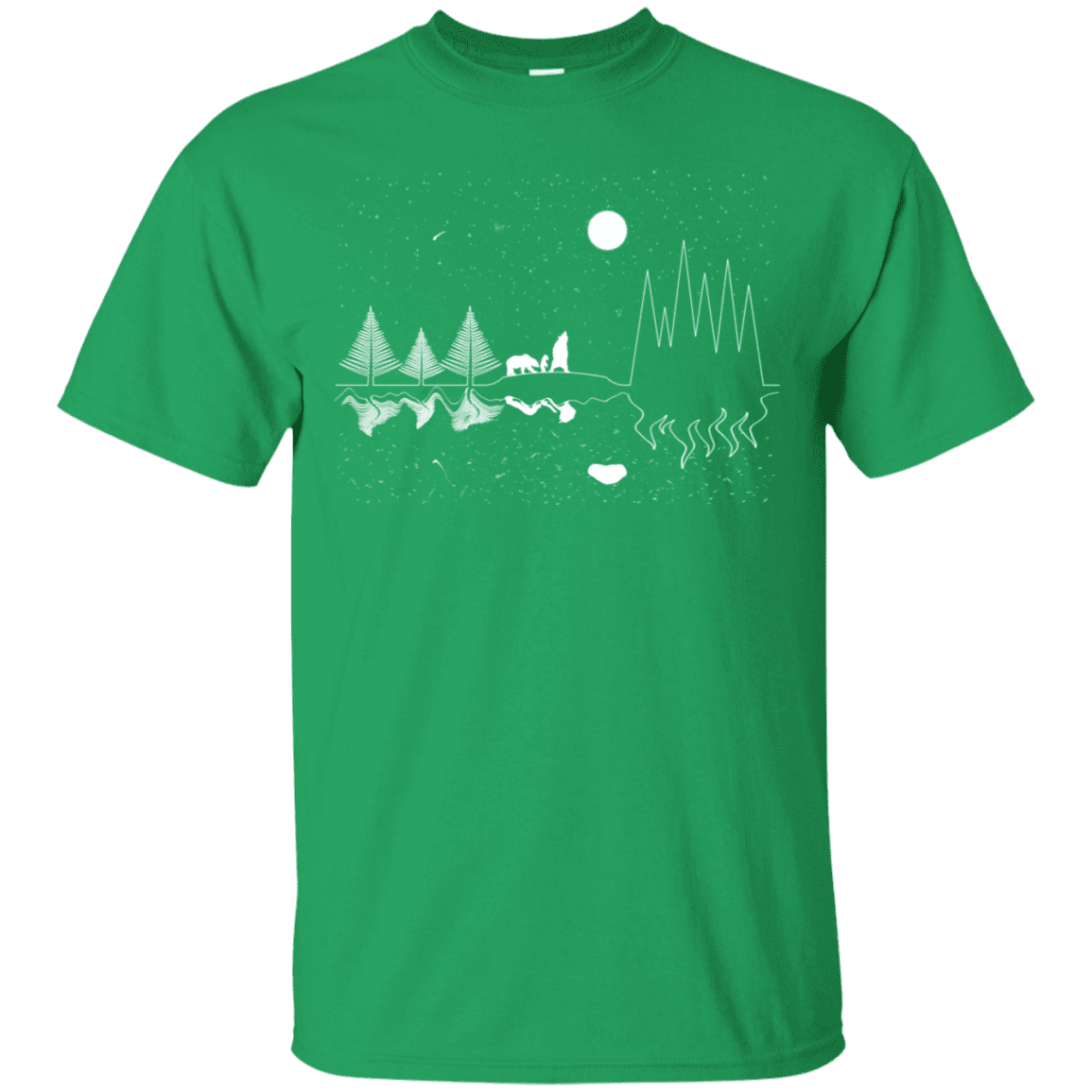 T-Shirts Irish Green / S Moonlit Travels T-Shirt