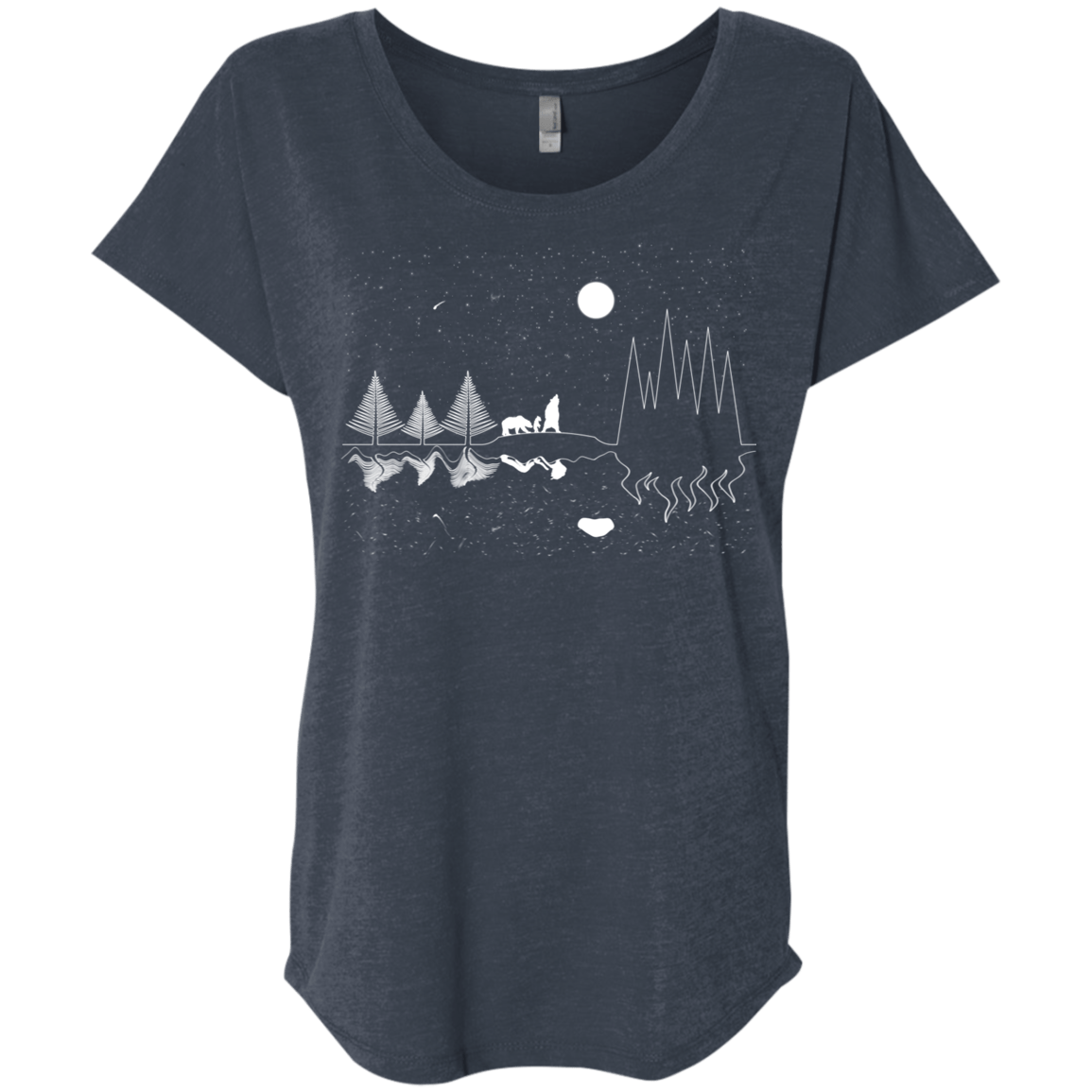 Moonlit Travels Triblend Dolman Sleeve