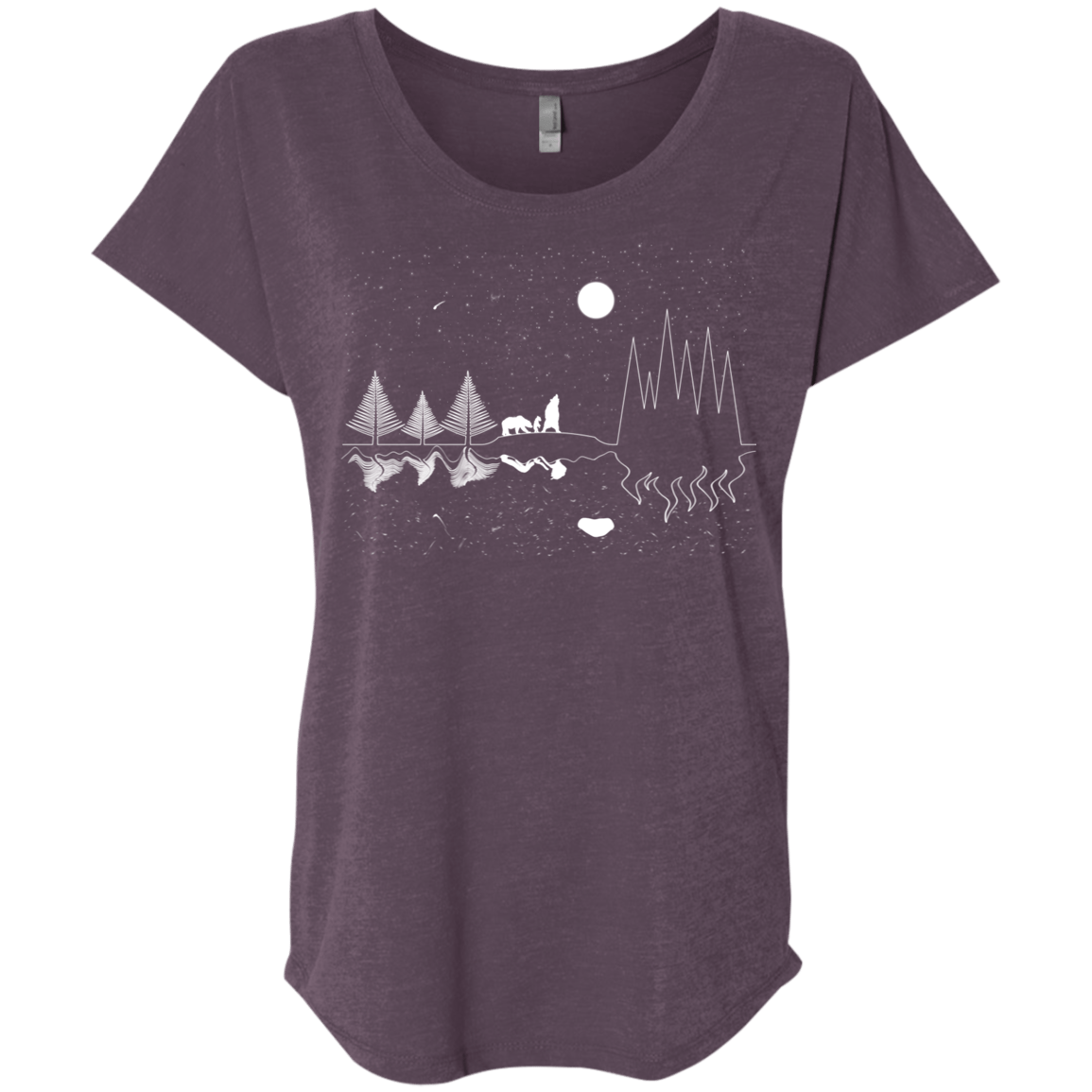 Moonlit Travels Triblend Dolman Sleeve