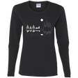T-Shirts Black / S Moonlit Travels Women's Long Sleeve T-Shirt
