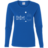 T-Shirts Royal / S Moonlit Travels Women's Long Sleeve T-Shirt