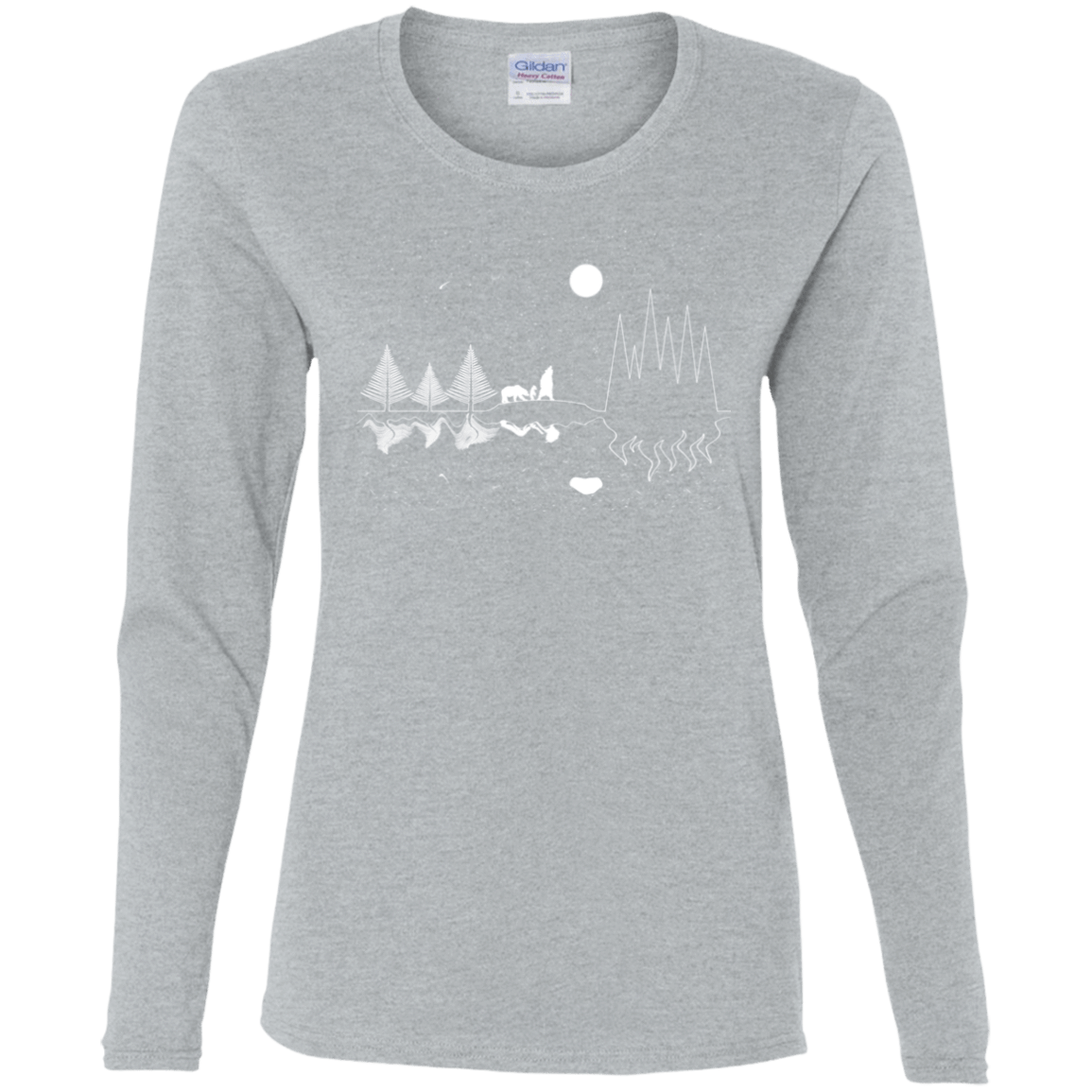 T-Shirts Sport Grey / S Moonlit Travels Women's Long Sleeve T-Shirt