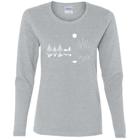 T-Shirts Sport Grey / S Moonlit Travels Women's Long Sleeve T-Shirt