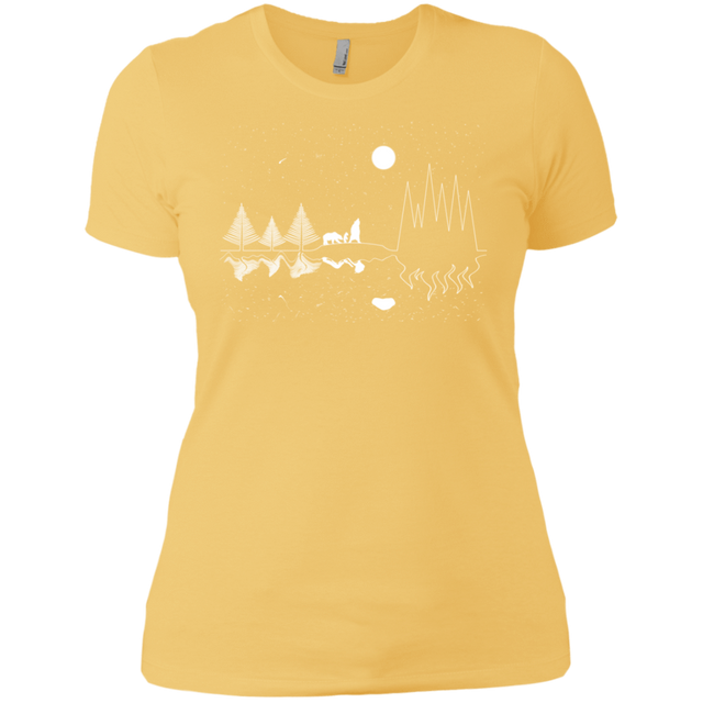 T-Shirts Banana Cream/ / X-Small Moonlit Travels Women's Premium T-Shirt