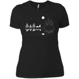 T-Shirts Black / X-Small Moonlit Travels Women's Premium T-Shirt
