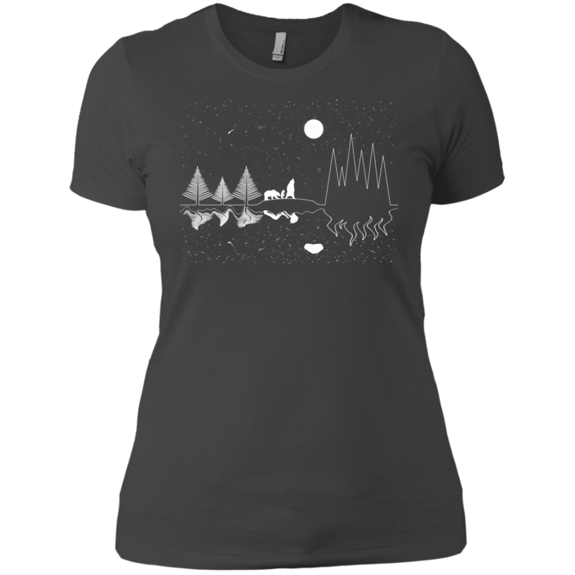 T-Shirts Heavy Metal / X-Small Moonlit Travels Women's Premium T-Shirt