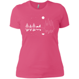 T-Shirts Hot Pink / X-Small Moonlit Travels Women's Premium T-Shirt