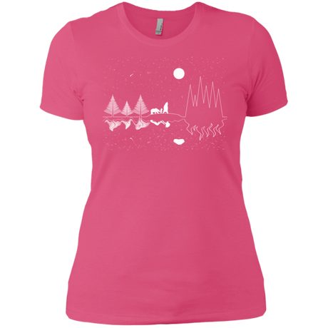 T-Shirts Hot Pink / X-Small Moonlit Travels Women's Premium T-Shirt
