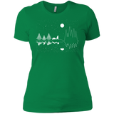 T-Shirts Kelly Green / X-Small Moonlit Travels Women's Premium T-Shirt