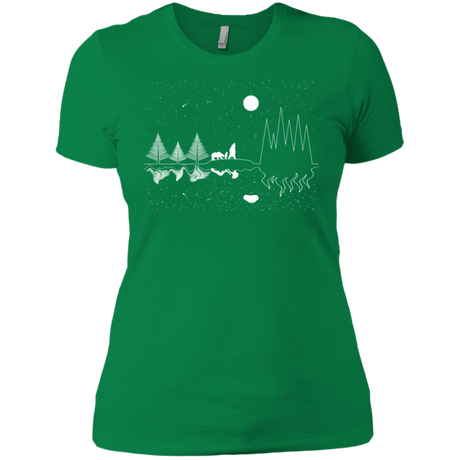 T-Shirts Kelly Green / X-Small Moonlit Travels Women's Premium T-Shirt