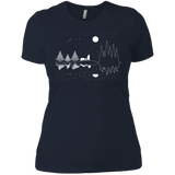 T-Shirts Midnight Navy / X-Small Moonlit Travels Women's Premium T-Shirt