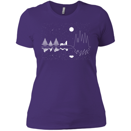 T-Shirts Purple Rush/ / X-Small Moonlit Travels Women's Premium T-Shirt