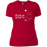 T-Shirts Red / X-Small Moonlit Travels Women's Premium T-Shirt