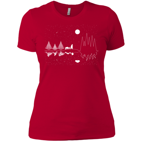 T-Shirts Red / X-Small Moonlit Travels Women's Premium T-Shirt
