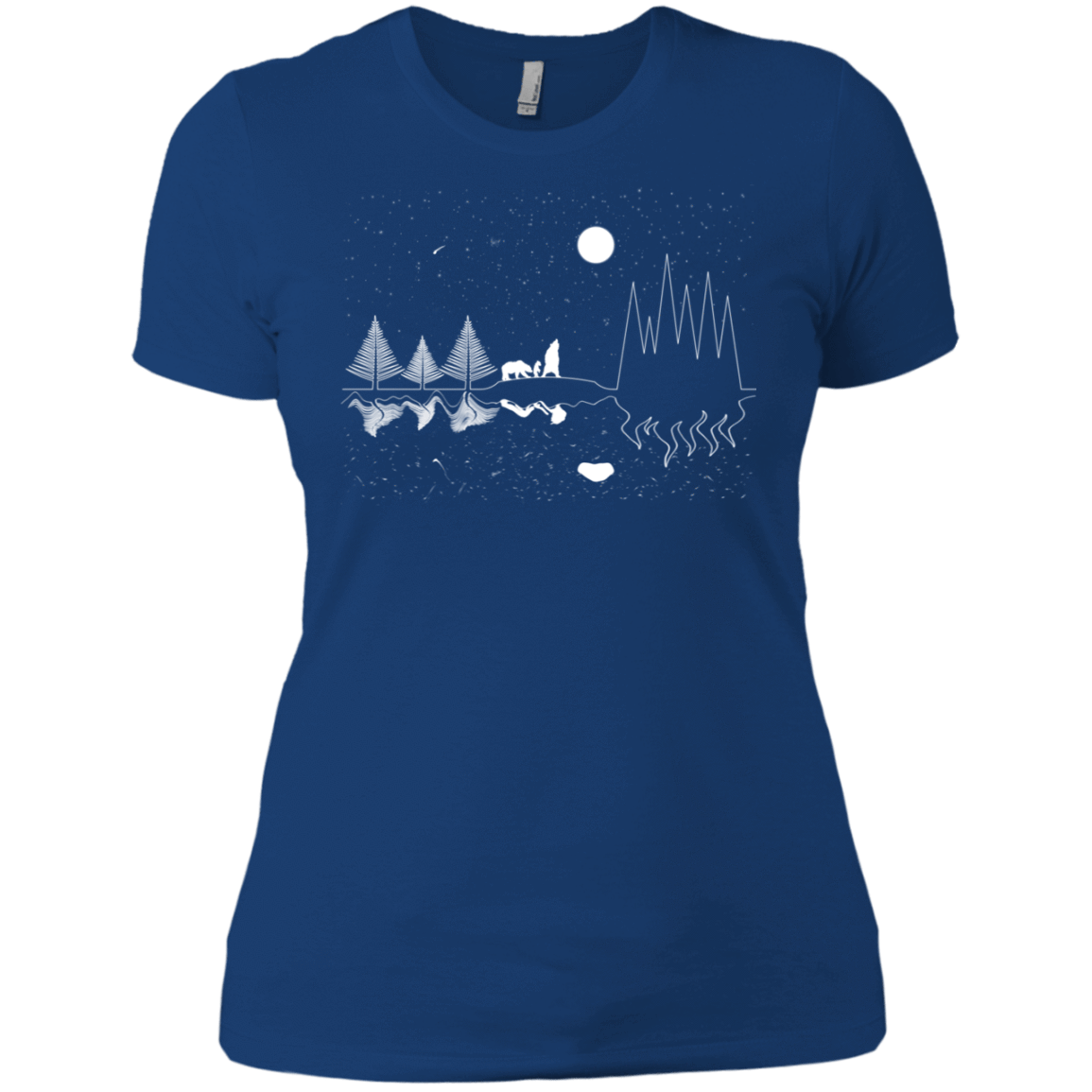 T-Shirts Royal / X-Small Moonlit Travels Women's Premium T-Shirt