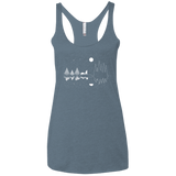 Moonlit Travels Women's Triblend Racerback Tank