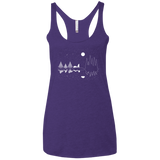 Moonlit Travels Women's Triblend Racerback Tank
