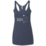 Moonlit Travels Women's Triblend Racerback Tank