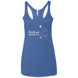 Moonlit Travels Women's Triblend Racerback Tank