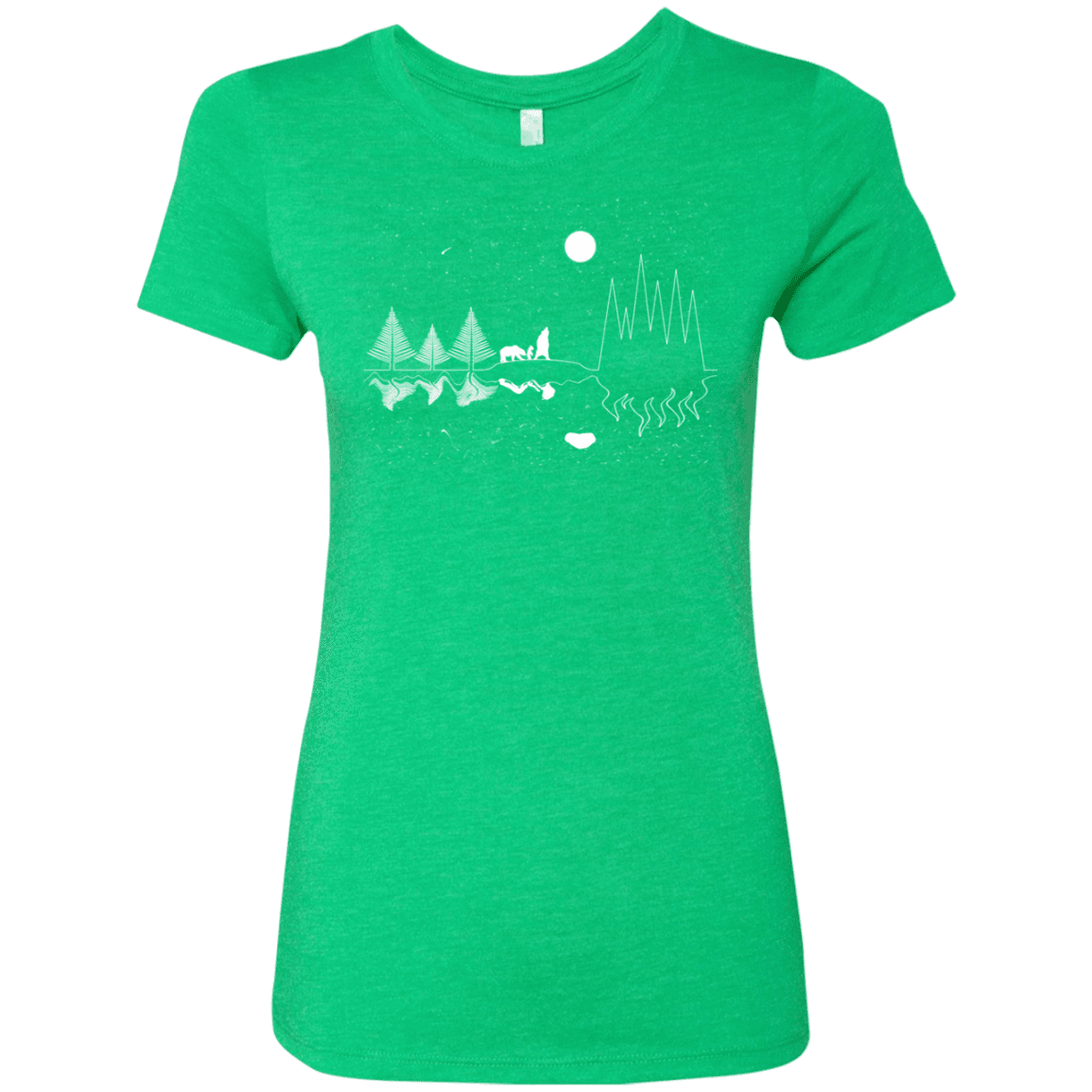 T-Shirts Envy / S Moonlit Travels Women's Triblend T-Shirt