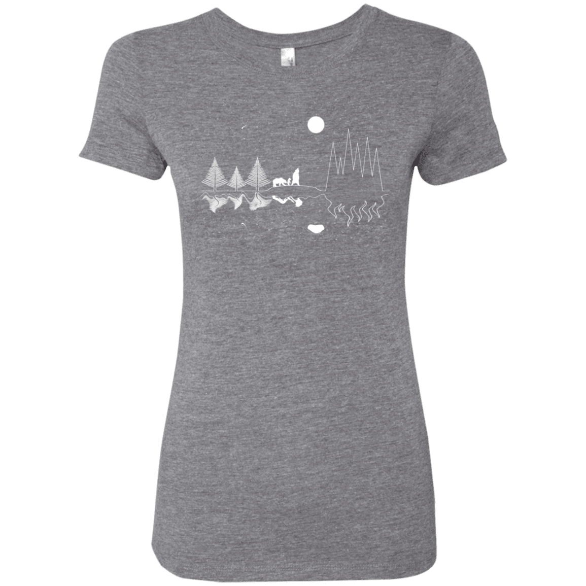 T-Shirts Premium Heather / S Moonlit Travels Women's Triblend T-Shirt