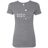T-Shirts Premium Heather / S Moonlit Travels Women's Triblend T-Shirt