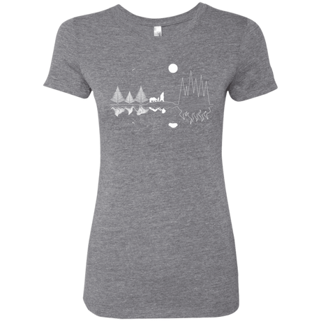 T-Shirts Premium Heather / S Moonlit Travels Women's Triblend T-Shirt