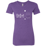 T-Shirts Purple Rush / S Moonlit Travels Women's Triblend T-Shirt