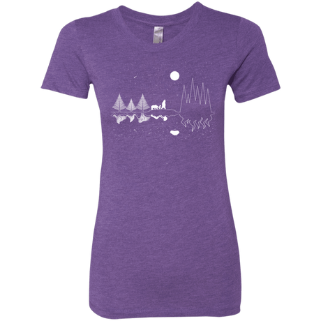T-Shirts Purple Rush / S Moonlit Travels Women's Triblend T-Shirt