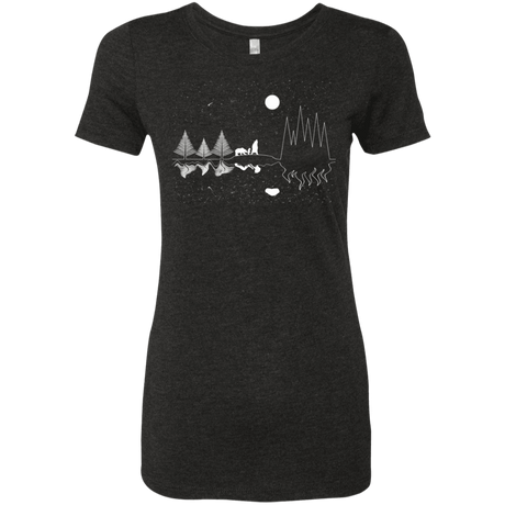 T-Shirts Vintage Black / S Moonlit Travels Women's Triblend T-Shirt
