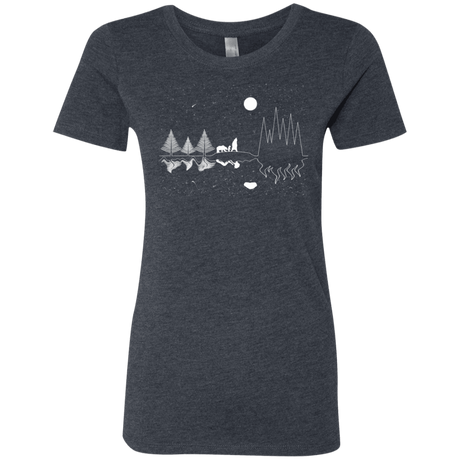 T-Shirts Vintage Navy / S Moonlit Travels Women's Triblend T-Shirt