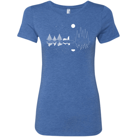 T-Shirts Vintage Royal / S Moonlit Travels Women's Triblend T-Shirt
