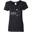 T-Shirts Black / S Moonlit Travels Women's V-Neck T-Shirt