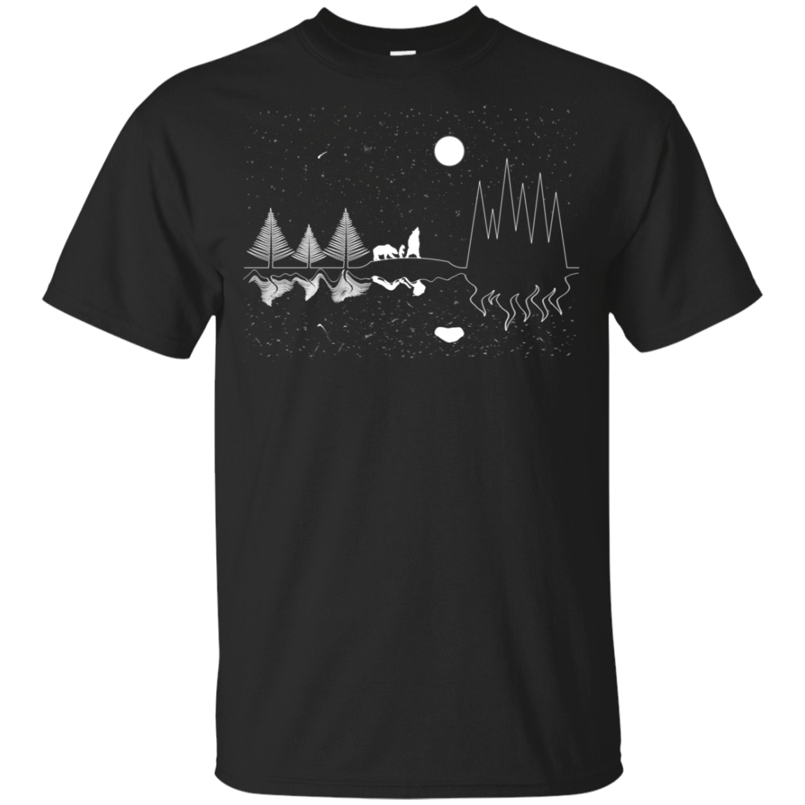 T-Shirts Black / YXS Moonlit Travels Youth T-Shirt