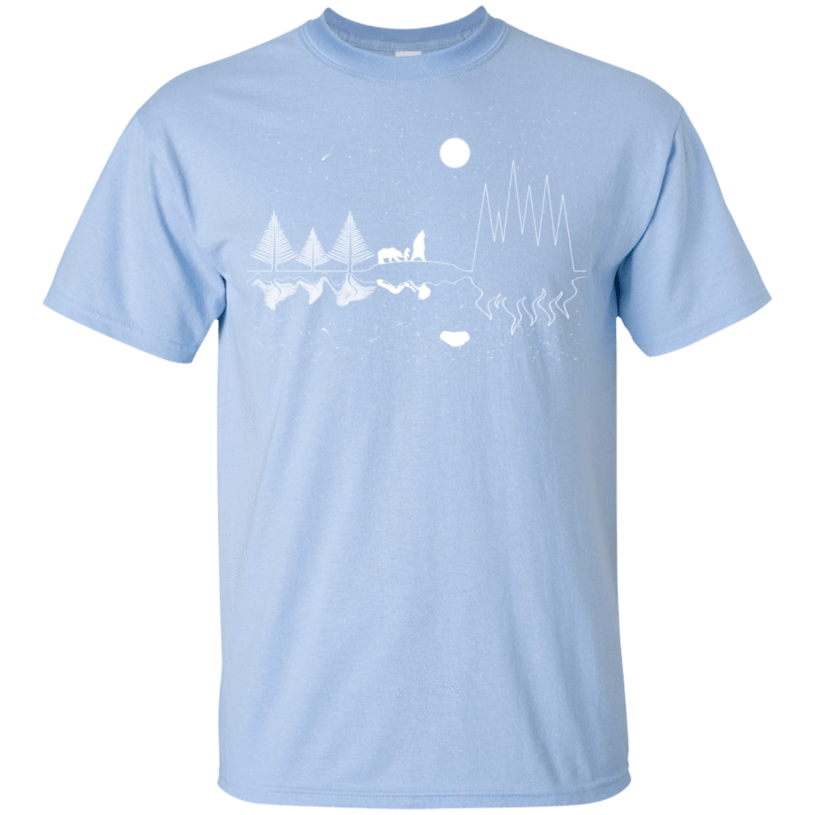 T-Shirts Light Blue / YXS Moonlit Travels Youth T-Shirt