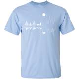 T-Shirts Light Blue / YXS Moonlit Travels Youth T-Shirt