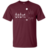 T-Shirts Maroon / YXS Moonlit Travels Youth T-Shirt
