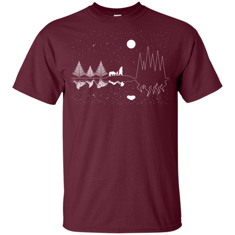 T-Shirts Maroon / YXS Moonlit Travels Youth T-Shirt