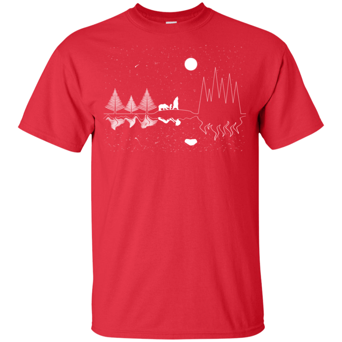 T-Shirts Red / YXS Moonlit Travels Youth T-Shirt