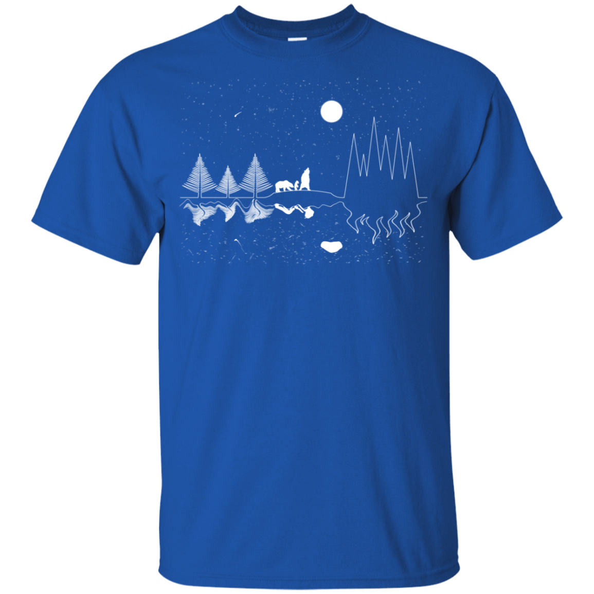 T-Shirts Royal / YXS Moonlit Travels Youth T-Shirt