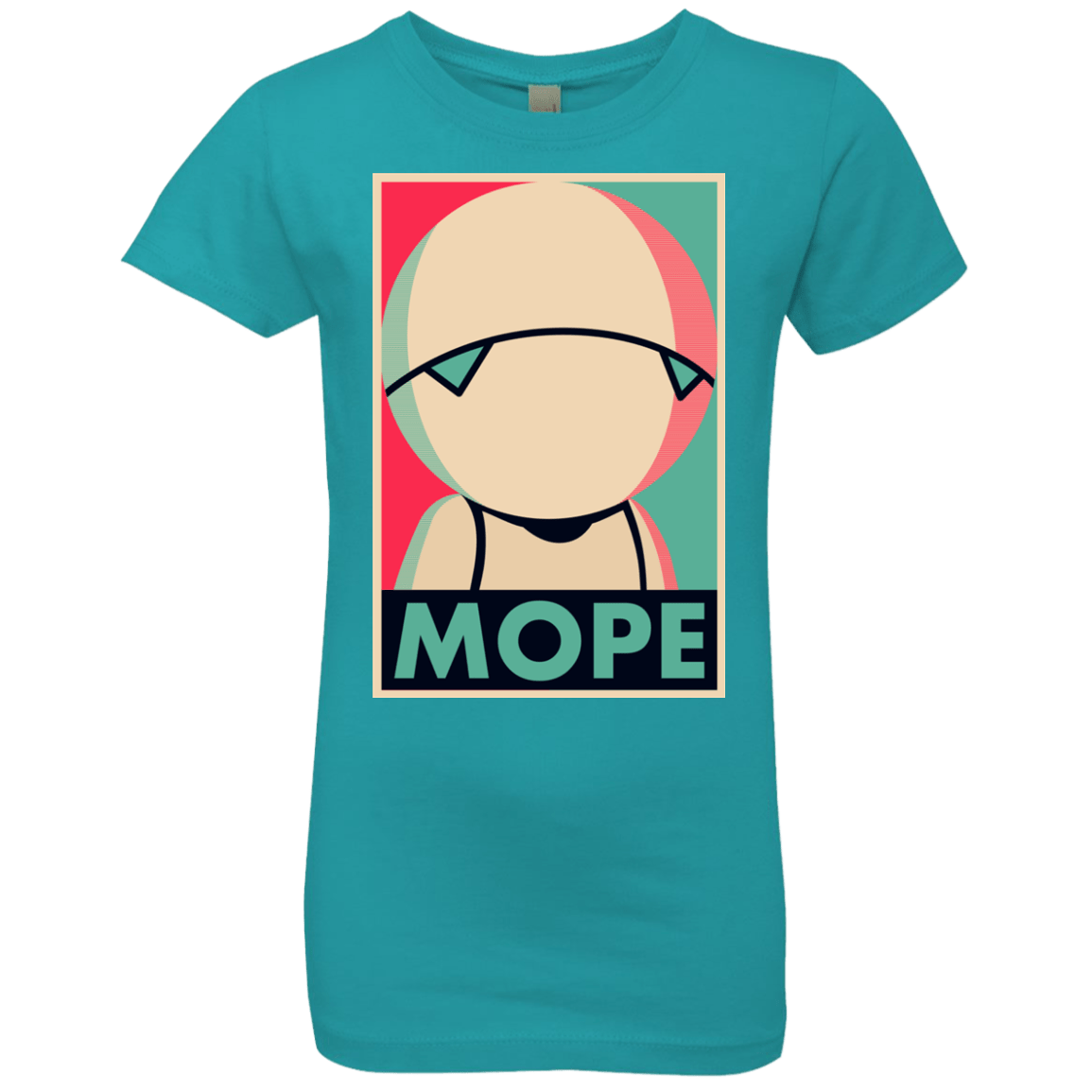 T-Shirts Tahiti Blue / YXS Mope Around Girls Premium T-Shirt