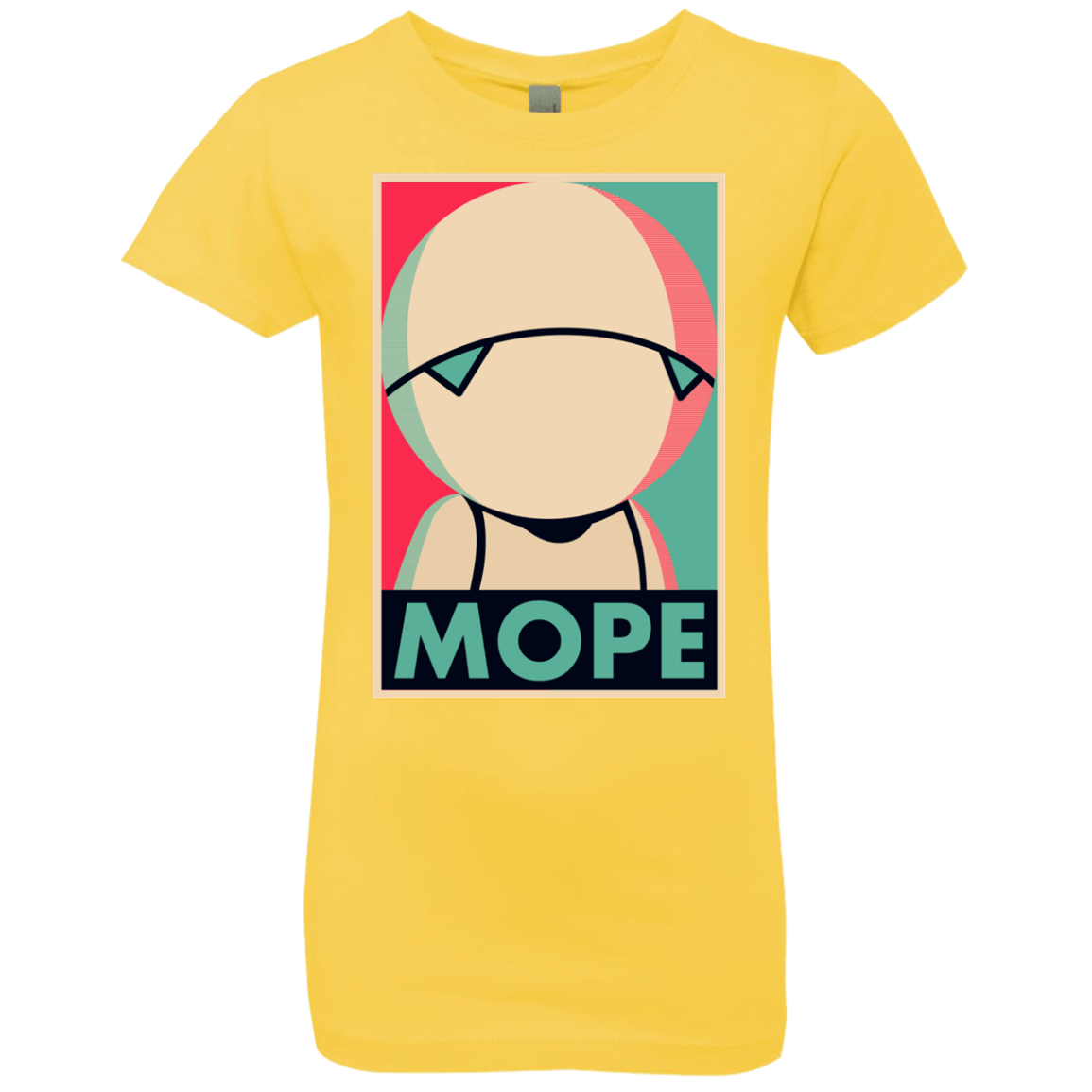 T-Shirts Vibrant Yellow / YXS Mope Around Girls Premium T-Shirt
