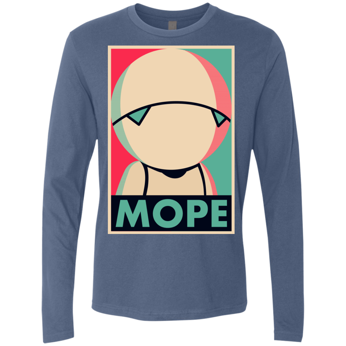 T-Shirts Indigo / Small Mope Around Men's Premium Long Sleeve