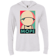 T-Shirts Heather White / X-Small Mope Around Triblend Long Sleeve Hoodie Tee
